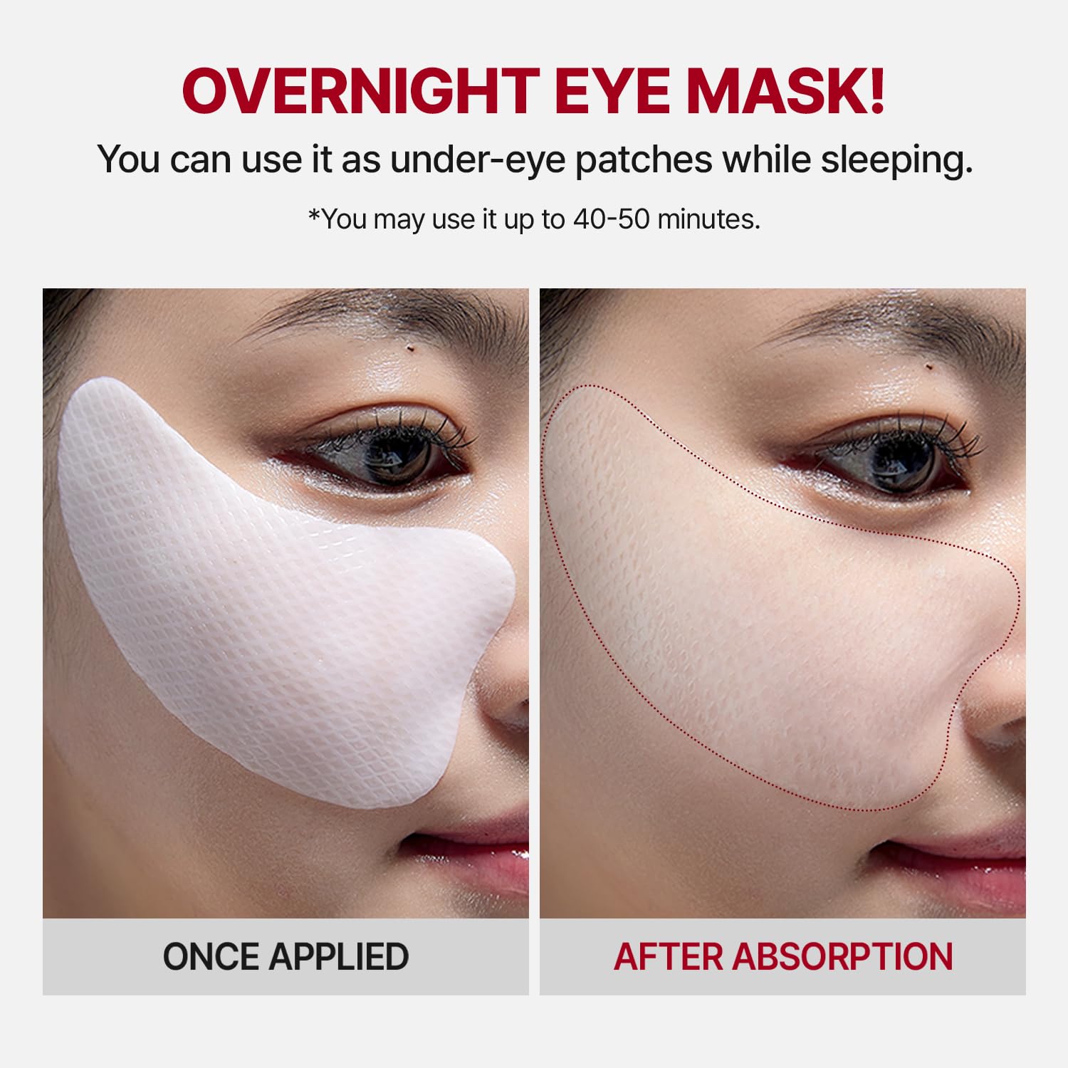 Wrinkle-fit Tangle Eye Patch - Under Eye Patches for Dark Circles and Puffy Eyes, Eye Bags Treatment for Women - Mega Collagen Eye Patches, Eye Gel Pads for Puffiness- Firming & Deep Hydrating - 4EA